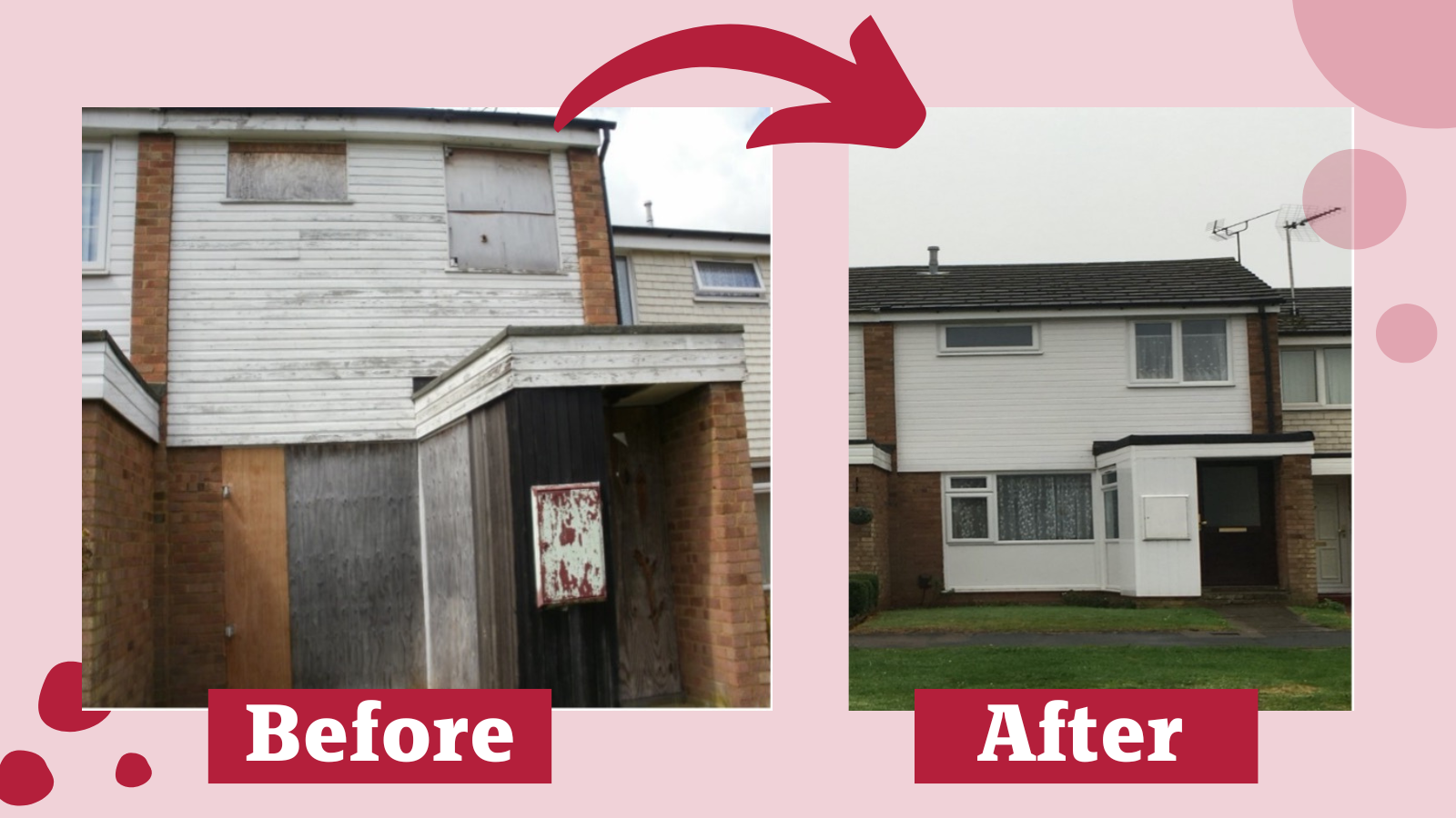 Empty homes before and after - Housing Matters March 2025