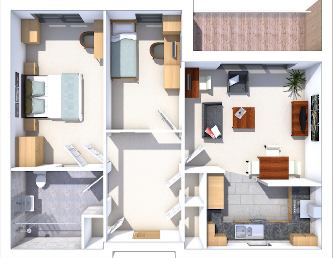 Two bedroom apartment in All Saints View