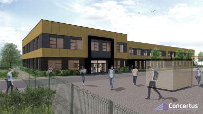 Sandy Secondary School artists impression