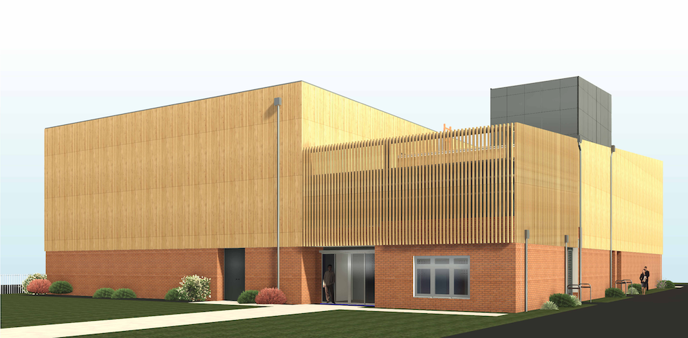 Edward Peake sports hall – artist's impression