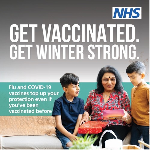 Get vaccinated image from the NHS