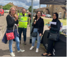 People talking at our anti-social behaviour event