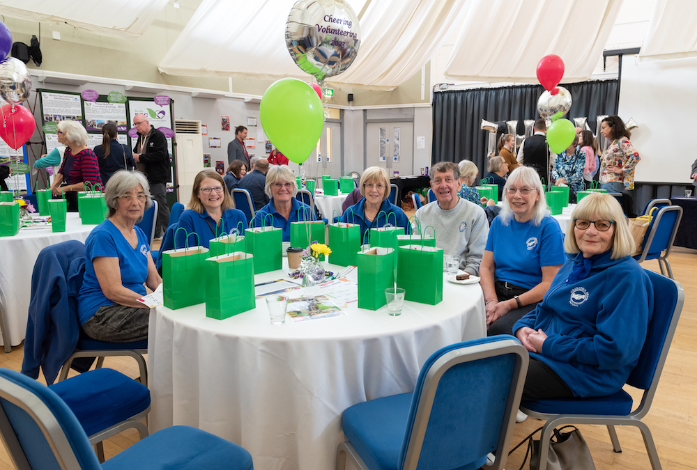 Volunteers at Cheering Volunteering 2023