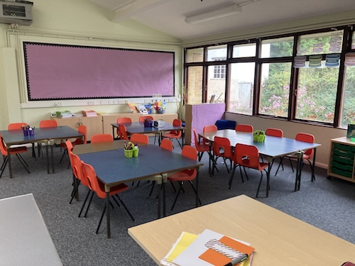 Wrestlingworth Infant School classroom