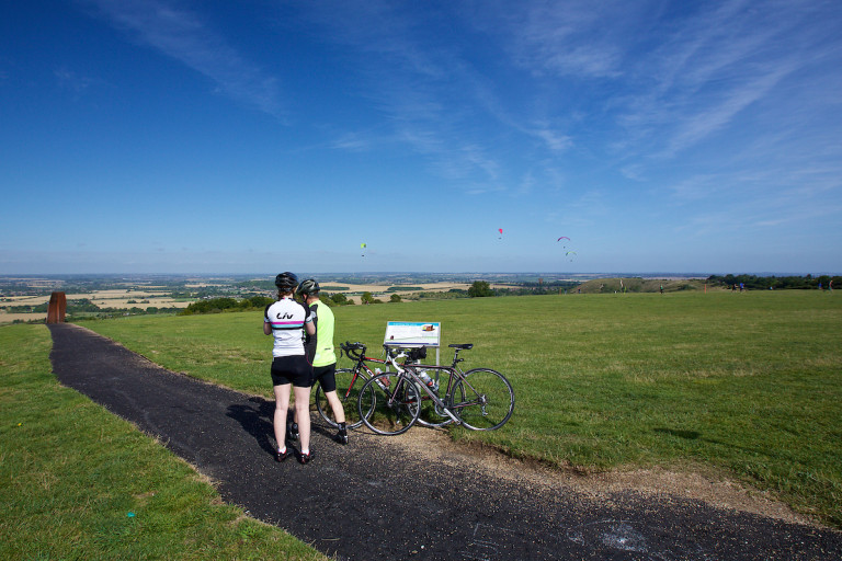 Dunstable Downs bike ride
