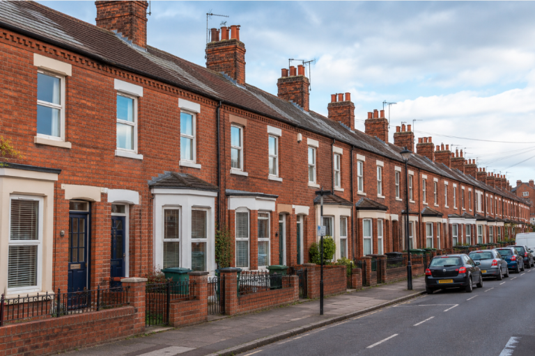 A row of terraced houses