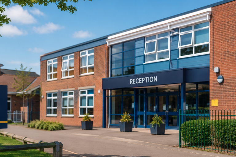 Exterior of a school