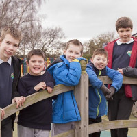 Pupils at Ivel Valley School in Biggleswade