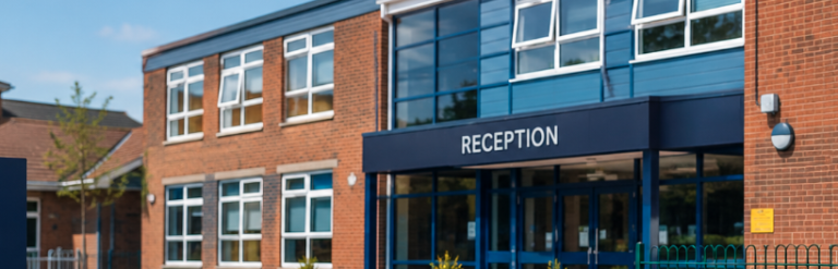 Exterior of a school
